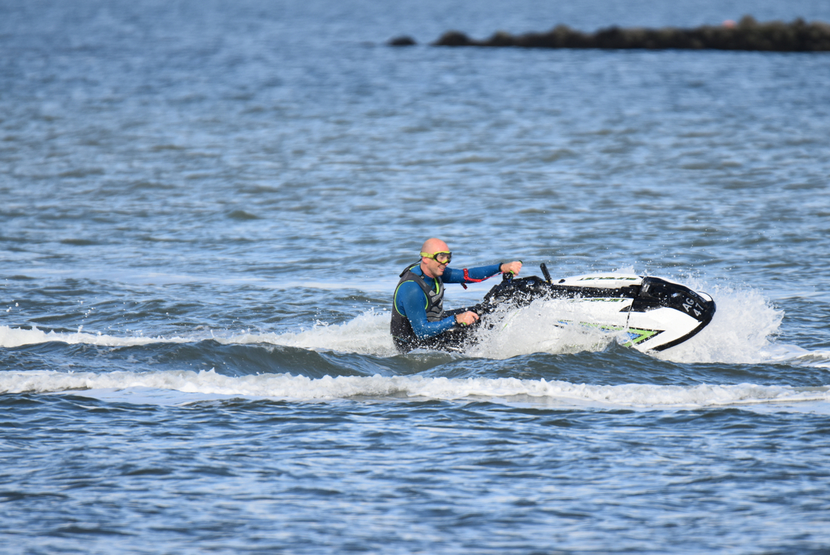 Jet Skier on the Bay - Jeff Cunningham